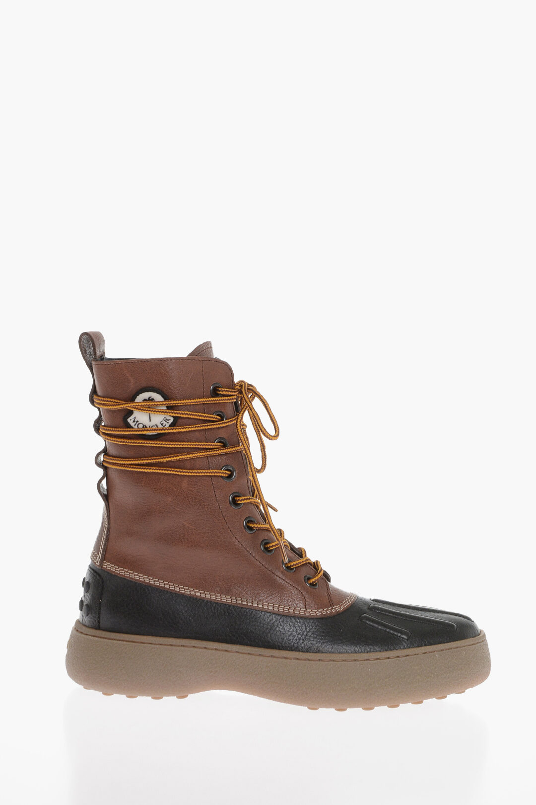 Tod's MONCLER Genius \u0026 PALM ANGELS x TOD'S Leather Lace-Up Boots 남성 -  Glamood Outlet